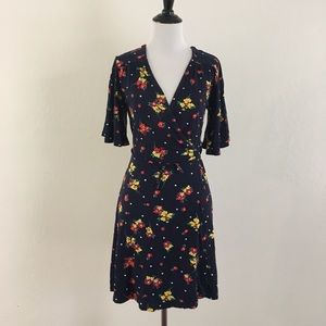 Zara Floral Wrap Dress